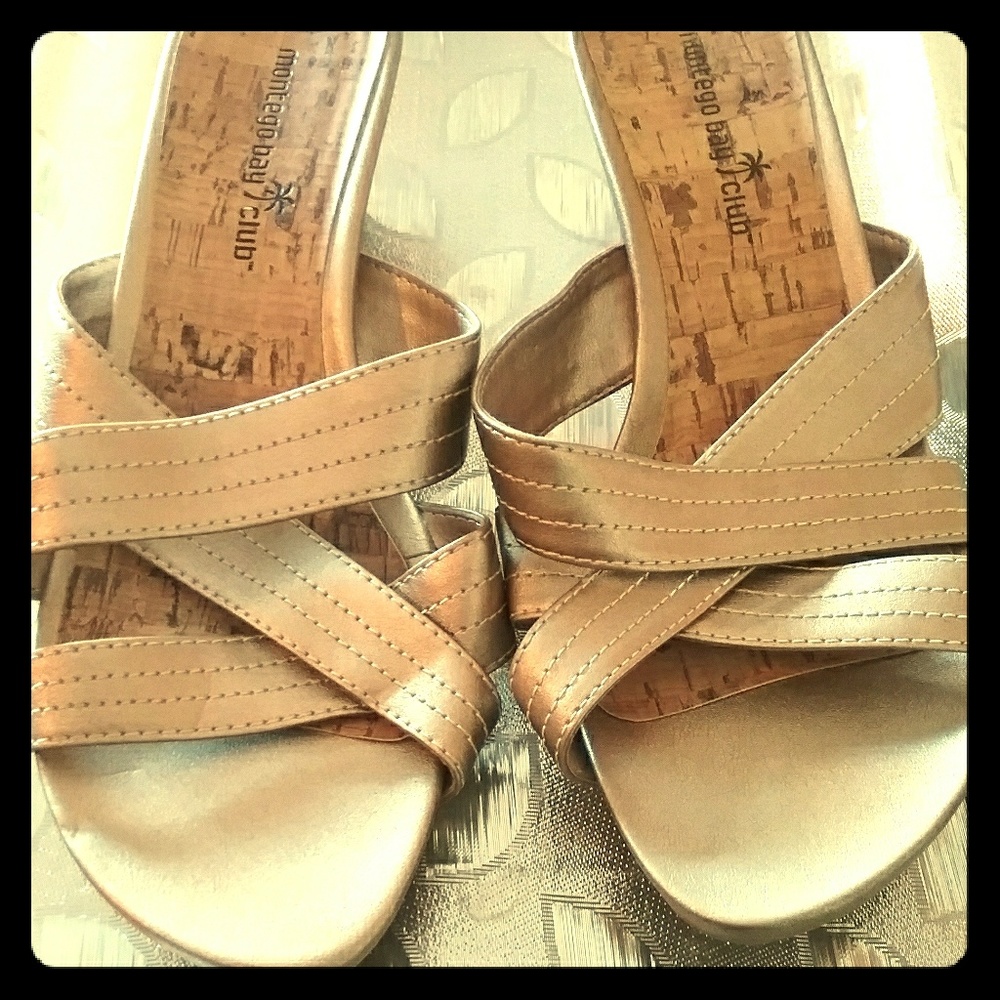 Montego Bay Club Casual Wedge Sandals